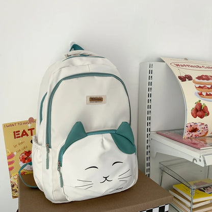 2023 Cute Woman Backpack Large Capacity Book School Bag For Teenage Girls Boys Schoolbag Casual Travel Rucksack