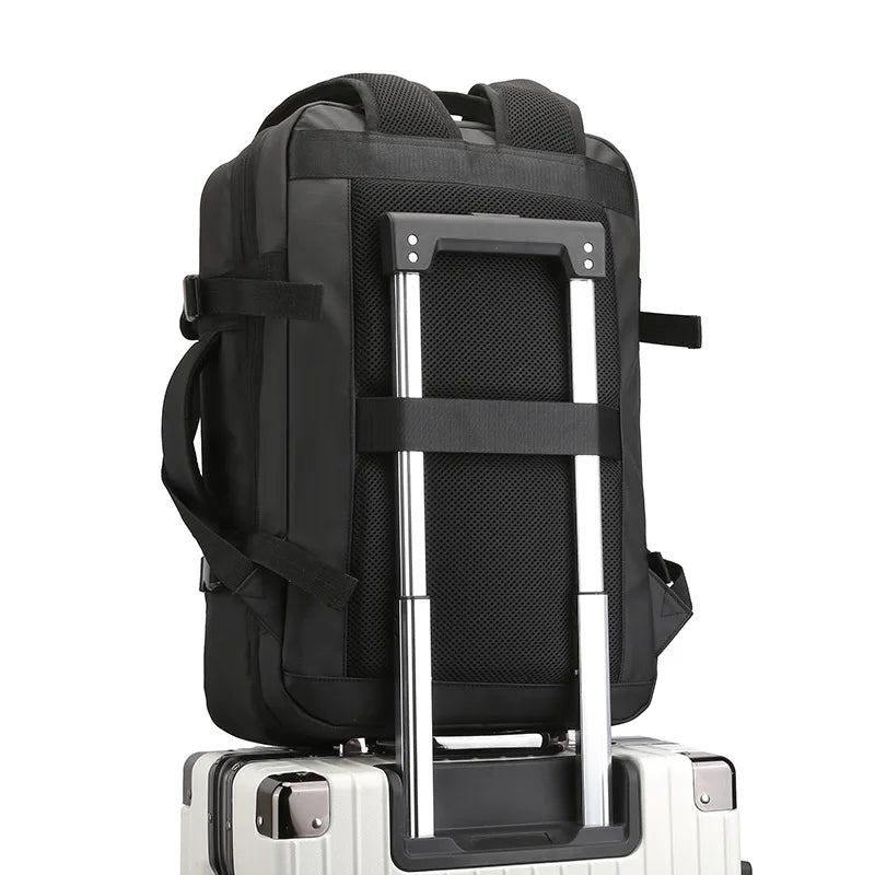 2023 Expandable men's Backpacks Large Capacity Waterproof Laptop Backpack travel bag USB charging Backpack Business Male Mochila
