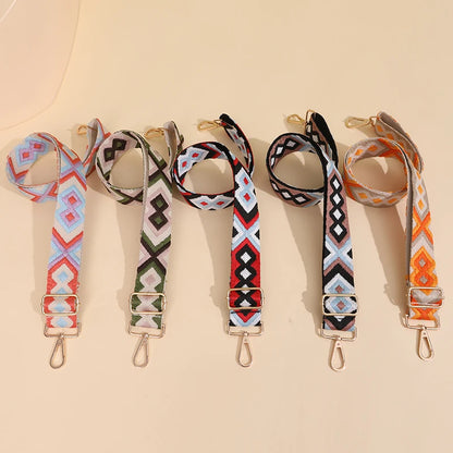 2023 Fashion Embroider Women Bag Accessories Bag Strap High Quality Shoulder Bag Strap Replacement Adjustable Removable BagStrap