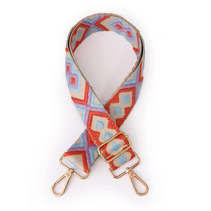 2023 Fashion Embroider Women Bag Accessories Bag Strap High Quality Shoulder Bag Strap Replacement Adjustable Removable BagStrap