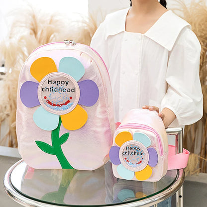 2023 Fashion Flower School Bags Girls Backpack Light Weight Kindergarten Child Kawaii Book Bag Kids Mochila Escolar Para Meninas