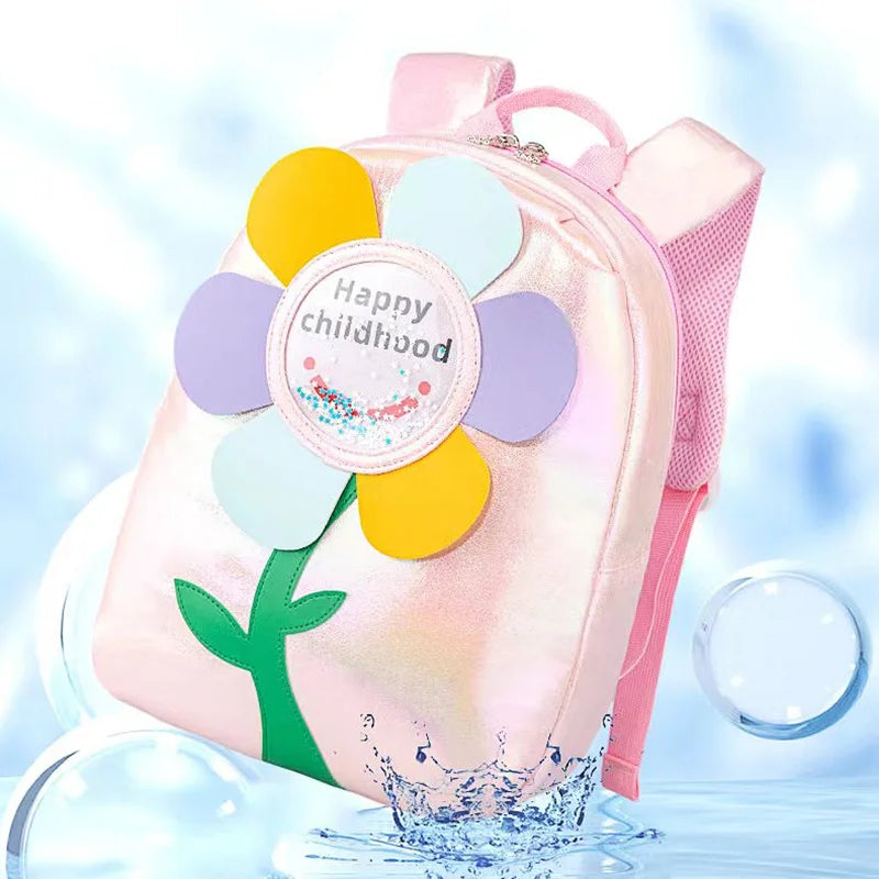2023 Fashion Flower School Bags Girls Backpack Light Weight Kindergarten Child Kawaii Book Bag Kids Mochila Escolar Para Meninas