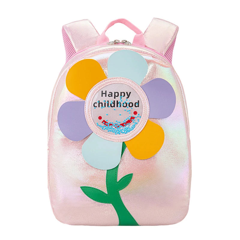 2023 Fashion Flower School Bags Girls Backpack Light Weight Kindergarten Child Kawaii Book Bag Kids Mochila Escolar Para Meninas