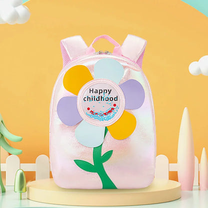 2023 Fashion Flower School Bags Girls Backpack Light Weight Kindergarten Child Kawaii Book Bag Kids Mochila Escolar Para Meninas