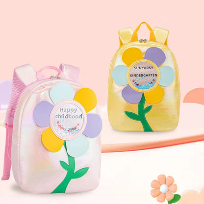 2023 Fashion Flower School Bags Girls Backpack Light Weight Kindergarten Child Kawaii Book Bag Kids Mochila Escolar Para Meninas