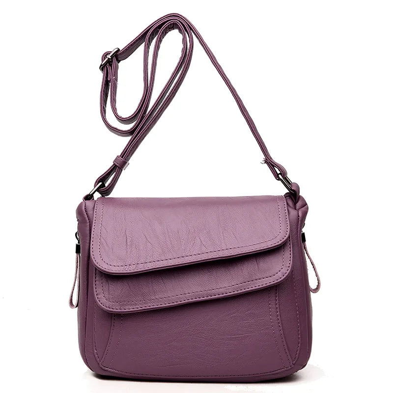 2023 Fashion Soft Leather Shoulder Bags Luxury Women Handbags Designer Brand Casual Crossbody Bags For Women Sac a Main Female