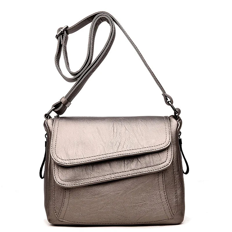 2023 Fashion Soft Leather Shoulder Bags Luxury Women Handbags Designer Brand Casual Crossbody Bags For Women Sac a Main Female