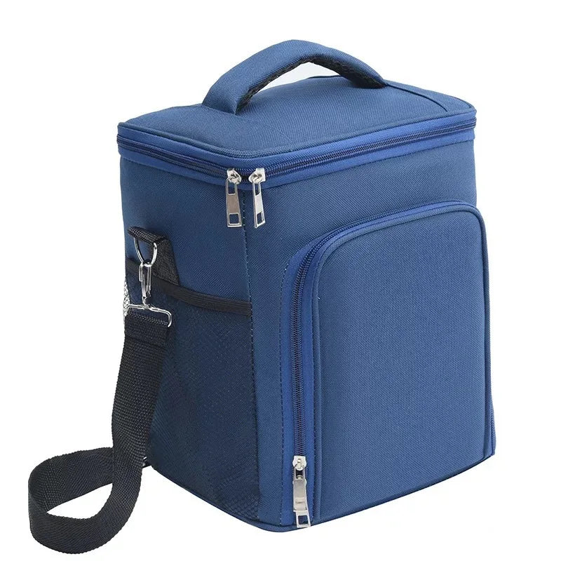 2023 Fashion Waterproof Thermal Lunch Bag For Women Men Reusable Picnic Shoulder Bags Students Work School Dinner Box Thermobag