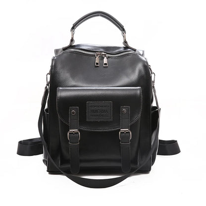 2023 Fashion Women Backpack High Quality Youth PU Leather Backpacks for Teenage Girls Female School Shoulder Bag Bagpack mochila
