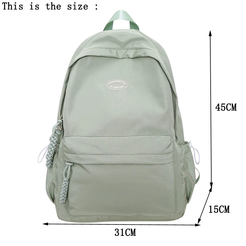 2023 Female Kawaii College Bag Student Women Backpacks Cool Teenage Girl Boy Teenager School Bag Ladies Fashion Backpack Trendy