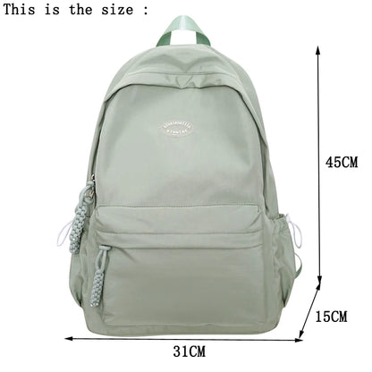 2023 Female Kawaii College Bag Student Women Backpacks Cool Teenage Girl Boy Teenager School Bag Ladies Fashion Backpack Trendy