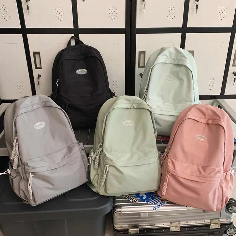2023 Female Kawaii College Bag Student Women Backpacks Cool Teenage Girl Boy Teenager School Bag Ladies Fashion Backpack Trendy