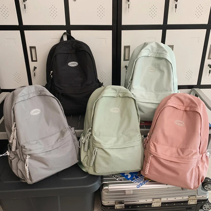 2023 Female Kawaii College Bag Student Women Backpacks Cool Teenage Girl Boy Teenager School Bag Ladies Fashion Backpack Trendy