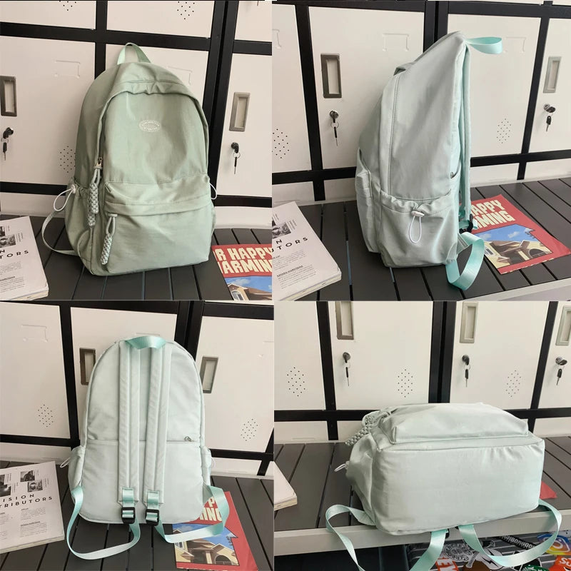 2023 Female Kawaii College Bag Student Women Backpacks Cool Teenage Girl Boy Teenager School Bag Ladies Fashion Backpack Trendy