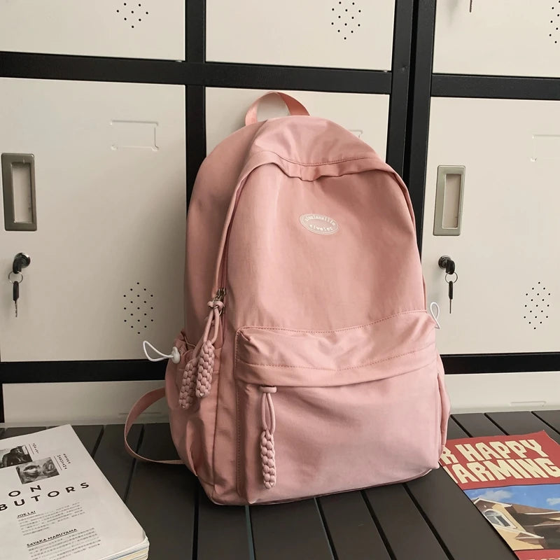 2023 Female Kawaii College Bag Student Women Backpacks Cool Teenage Girl Boy Teenager School Bag Ladies Fashion Backpack Trendy