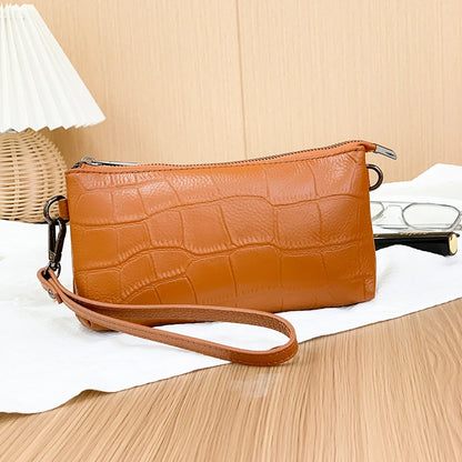 2023 Female Small Messenger Tote Sac Luxury Genuine Leather Women's Phone Bag Wallets Fashion Shoulder Messenger Bags For Women
