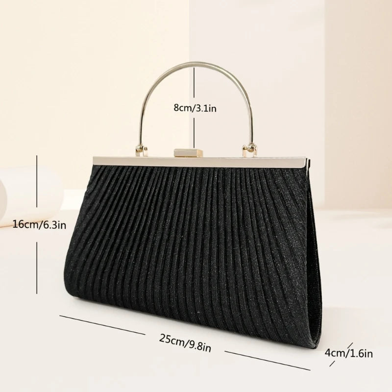 2023 Glitter Evening Bag Formal Lady Purse Elegant Party Banquet Wedding Clutch Handbag Sparkling Crossbody Shoulder Bag