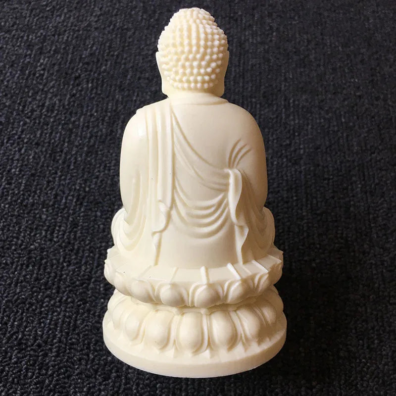 2023 HOME CAR SHOP GOOD talisman Bless safety healthy Sakyamuni buddha statue Sculpture + all powerful gold card Amulet