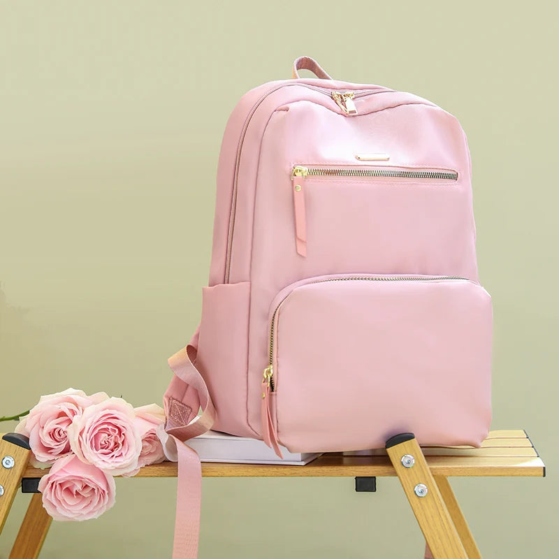 2023 High Quality Oxford Designer Fashion Women Backpack Soft Touch Multiple Pockets Small Backpack Female Ladies Shoulder Bag