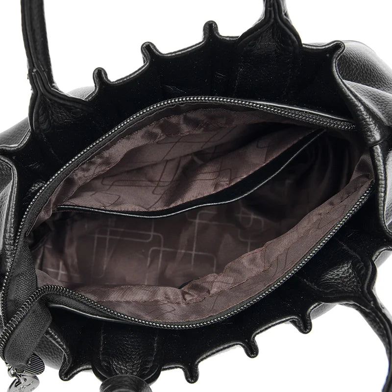 2023 High Quality Soft Leather Women's Shoulder Crossbody Bags Designer Large Capacity Handbags Luxury Female Messenger Tote Sac