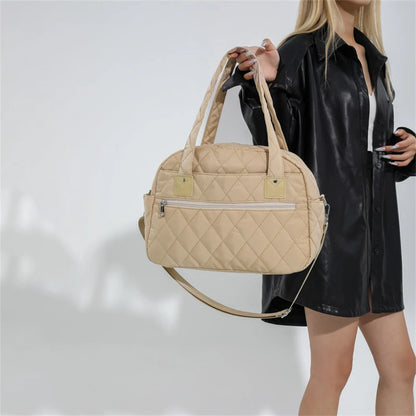 2023 High Quality Solid Color Women Nylon Shoulder Small Multi-Function Ladies Phone Pouch Pack Ladies  Shopping Bags for Women