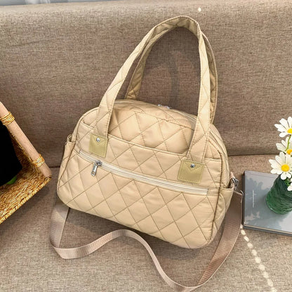 2023 High Quality Solid Color Women Nylon Shoulder Small Multi-Function Ladies Phone Pouch Pack Ladies  Shopping Bags for Women