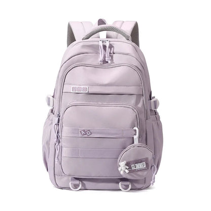 2023 Junior couple fashion college backpacks nylon schoolbag for middle school students Large capacity school bag for boys girls