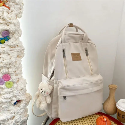 2023 Korean College Students School Bags Kawaii Women Backpack Cute Female Schoolbag For Teenager Girls Portable Travel Backbag