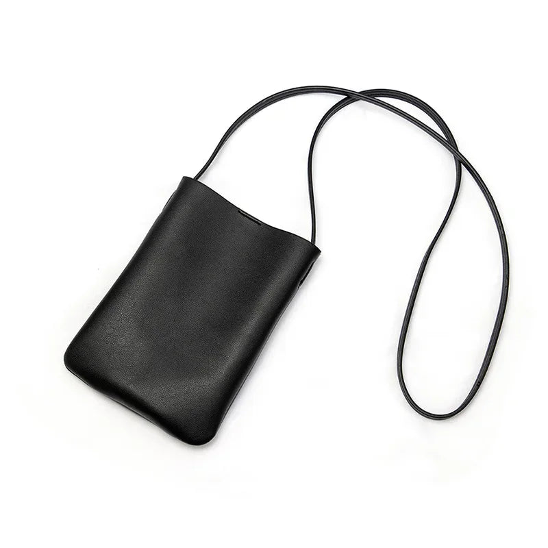 2023 Korean Ins Simple Satchel Mini Messenger Bag Women PU Leather Square Handbags Trend Crossbody Bolsa Feminina Lady Phone Bag