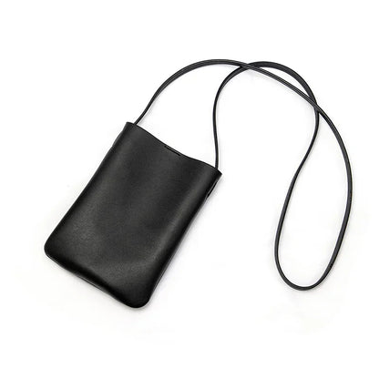 2023 Korean Ins Simple Satchel Mini Messenger Bag Women PU Leather Square Handbags Trend Crossbody Bolsa Feminina Lady Phone Bag