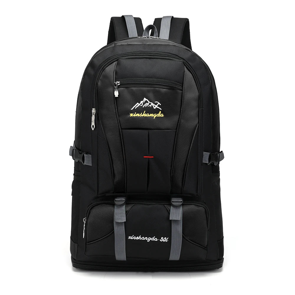 2023 Large Capacity 80L Climbing Backpack For Men Unisex Travel Multi-Purpose Hiking Camping Big Bags Sports Women Rucksacks