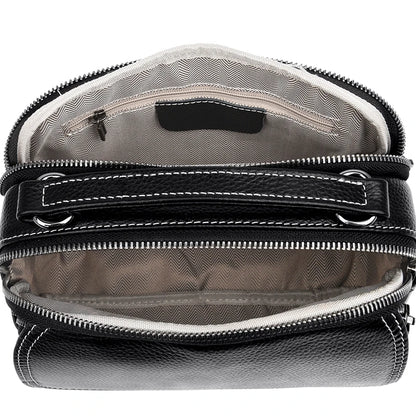 2023 Luxury Cow Leather Women Shoulder Crossbody Bag Fashion Female Messenger Phone Bag 100% Genuine Leather Women's Bag Handbag