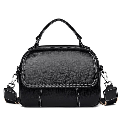 2023 Luxury Cow Leather Women Shoulder Crossbody Bag Fashion Female Messenger Phone Bag 100% Genuine Leather Women's Bag Handbag