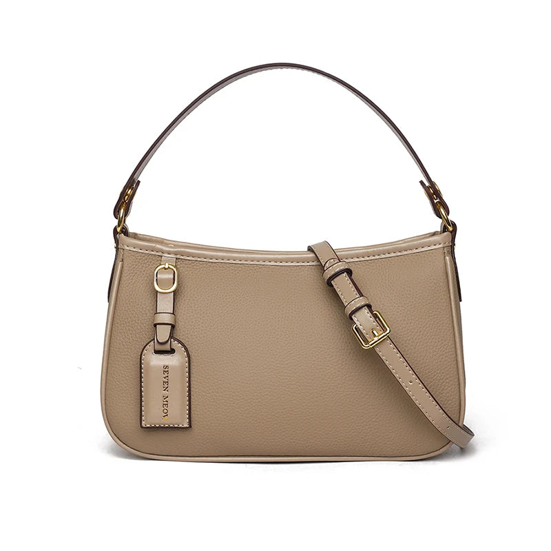 2023 Luxury Designer Handbags Female Solid Color Messenger Tote Sac High Quality Genuine Leather Women Shoulder Crossbody Bags