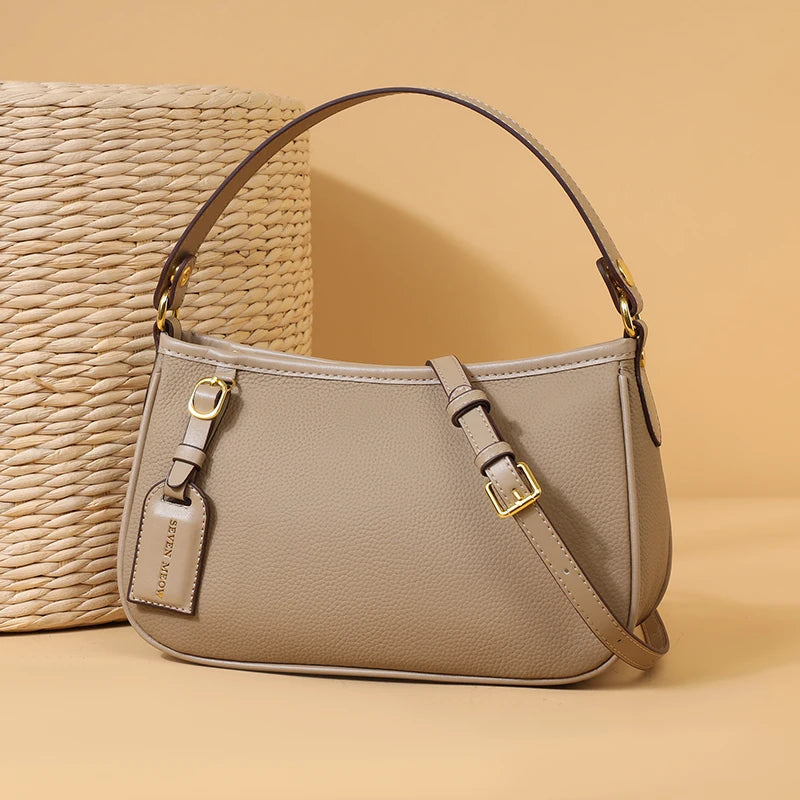 2023 Luxury Designer Handbags Female Solid Color Messenger Tote Sac High Quality Genuine Leather Women Shoulder Crossbody Bags