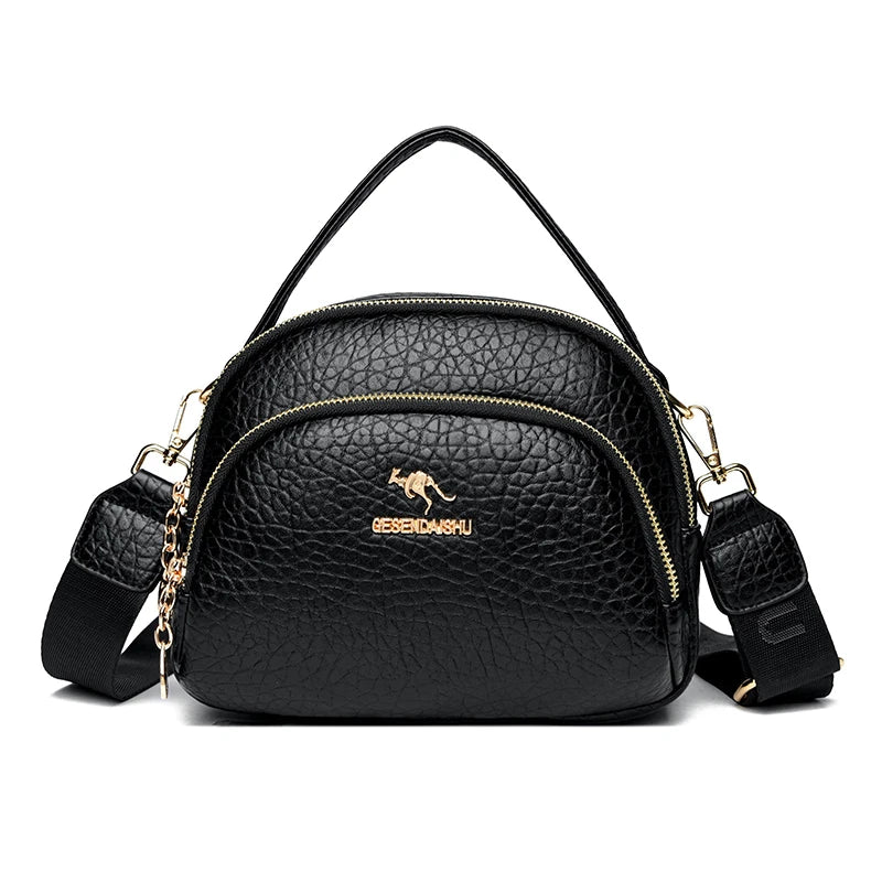 2023 Luxury Leather Large Capacity Women Shoulder Crossbody Bags Fashion Handbags Women's Bag Designer Female Messenger Tote Sac