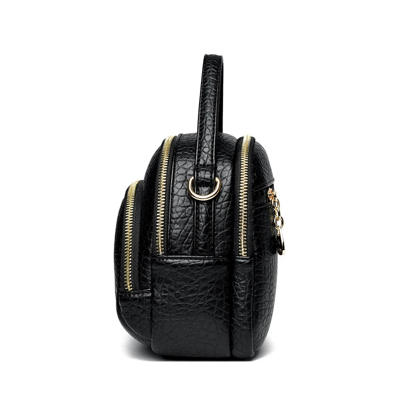 2023 Luxury Leather Large Capacity Women Shoulder Crossbody Bags Fashion Handbags Women's Bag Designer Female Messenger Tote Sac