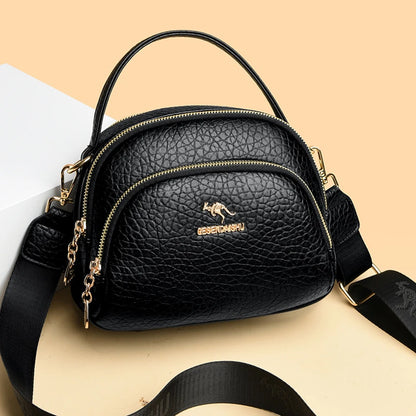 2023 Luxury Leather Large Capacity Women Shoulder Crossbody Bags Fashion Handbags Women's Bag Designer Female Messenger Tote Sac