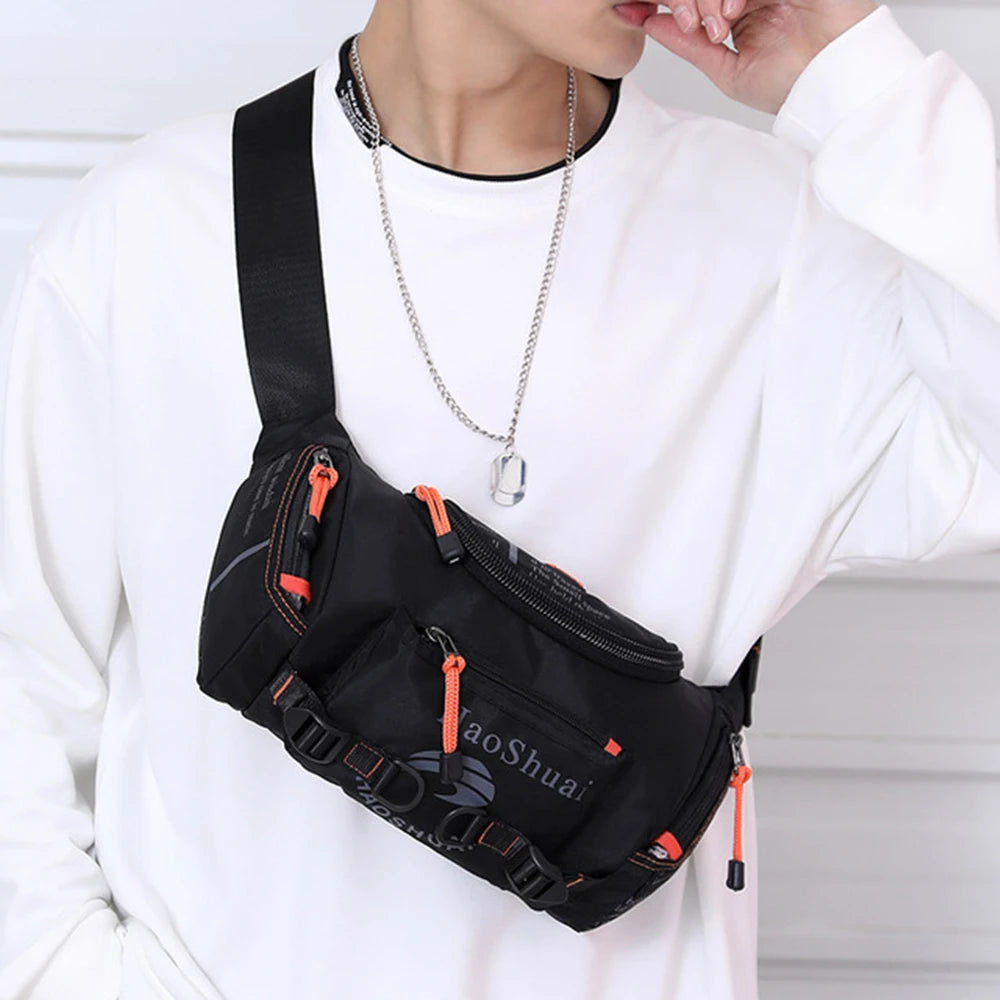 2023 Luxury Multi-Function Men's Waist Belt Bag Military Motorcycle Riding Crossbody Shoulder Messenger Fanny Pack сумка на пояс