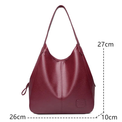 2023 Luxury Shoulder Crossbody Bags for Women Designer Soft PU Leather Women's Handbags Large Capacity Female Messenger Tote Sac