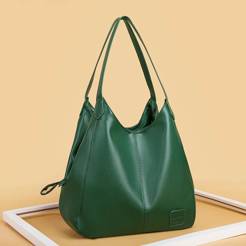 2023 Luxury Shoulder Crossbody Bags for Women Designer Soft PU Leather Women's Handbags Large Capacity Female Messenger Tote Sac