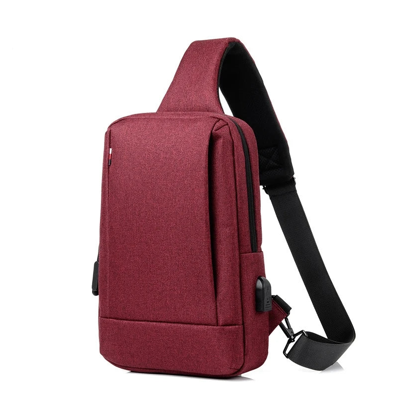 2023 Luxury Sling Crossbody Chest Bag Oxford Waterproof Boys One Shoulder Mens Tactical Backpack Outdoor Multi-Purpose Pack