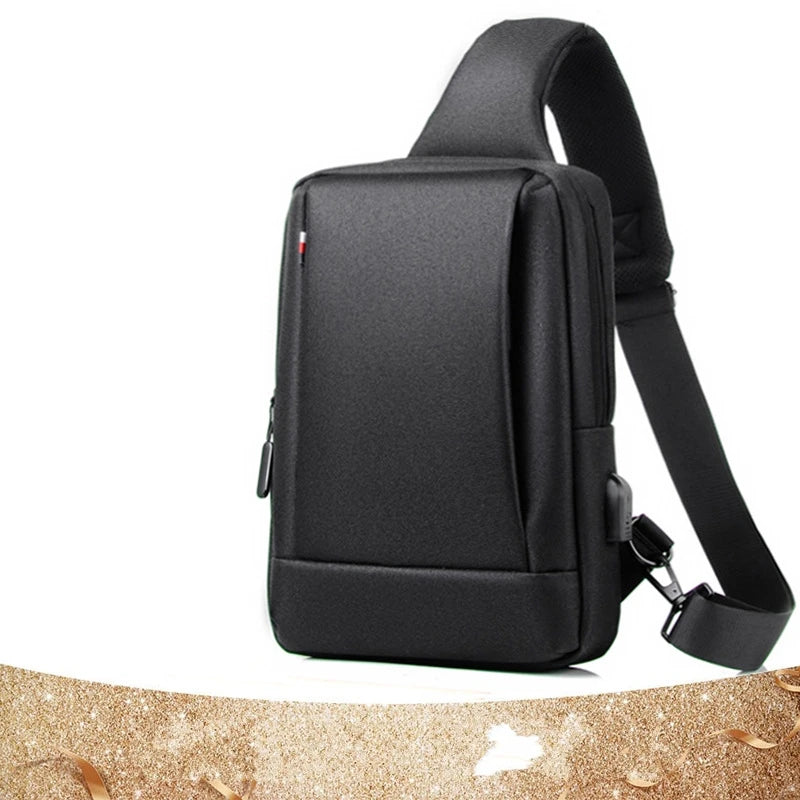 2023 Luxury Sling Crossbody Chest Bag Oxford Waterproof Boys One Shoulder Mens Tactical Backpack Outdoor Multi-Purpose Pack