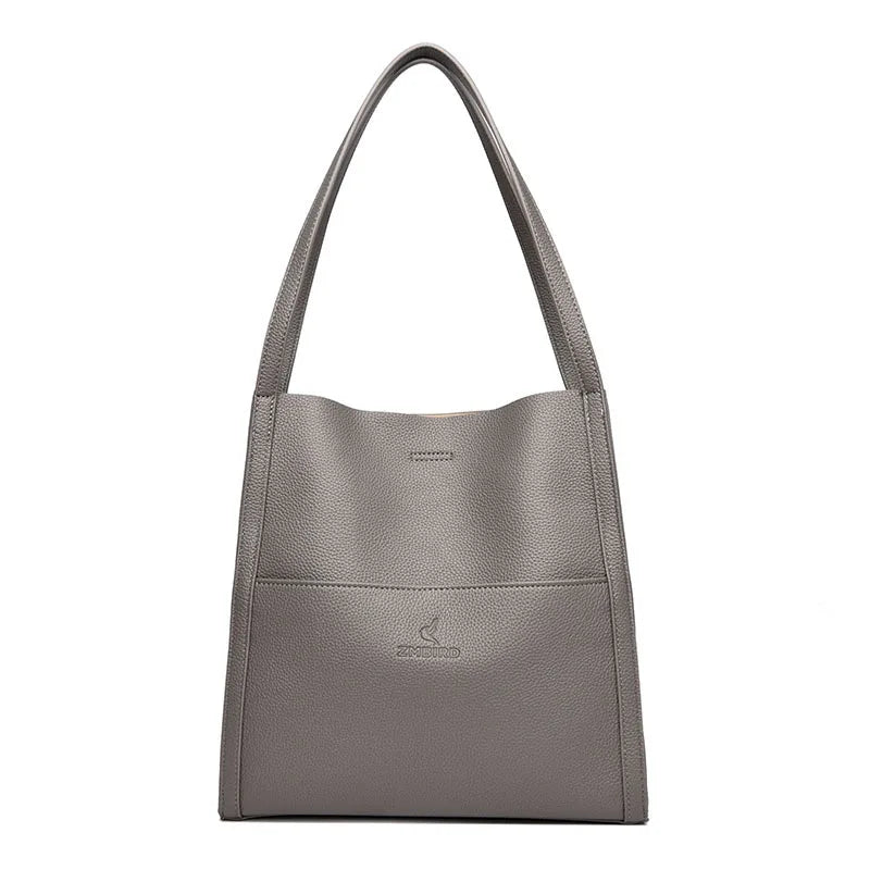 2023 Luxury Soft Leather Handbags For Women New Designer Ladies Shoulder Bags Large Capacity Shopper Casual Tote Bags Bolsas