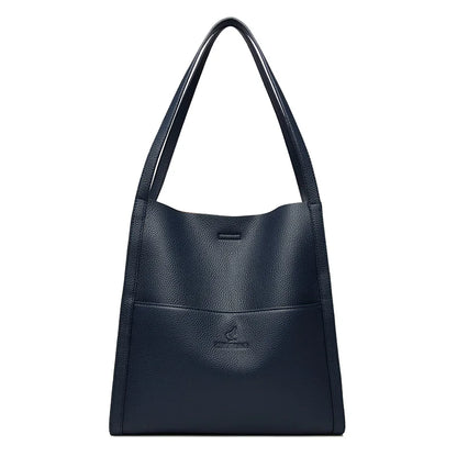 2023 Luxury Soft Leather Handbags For Women New Designer Ladies Shoulder Bags Large Capacity Shopper Casual Tote Bags Bolsas