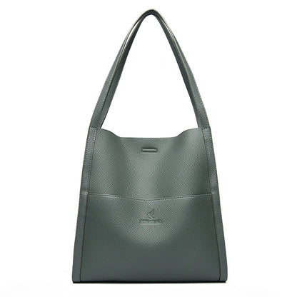 2023 Luxury Soft Leather Handbags For Women New Designer Ladies Shoulder Bags Large Capacity Shopper Casual Tote Bags Bolsas