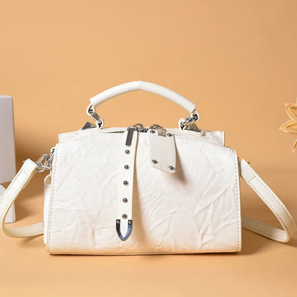 2023 Luxury Women's Handbag Designer Female Messenger Tote Sac High Quality Solid Color Leather Shoulder Crossbody Bag For Women