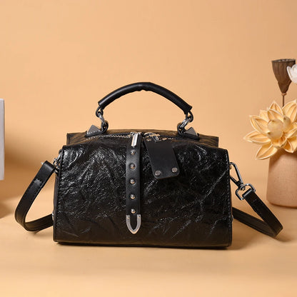 2023 Luxury Women's Handbag Designer Female Messenger Tote Sac High Quality Solid Color Leather Shoulder Crossbody Bag For Women