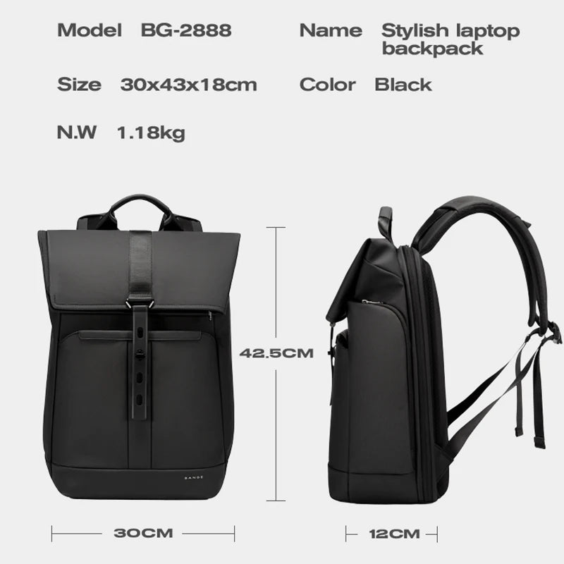 2023 Men's Backpack Business Fashion Man Waterproof Bag Large Capacity 15.6 Inch Laptop Bag Male Backpack High Quality