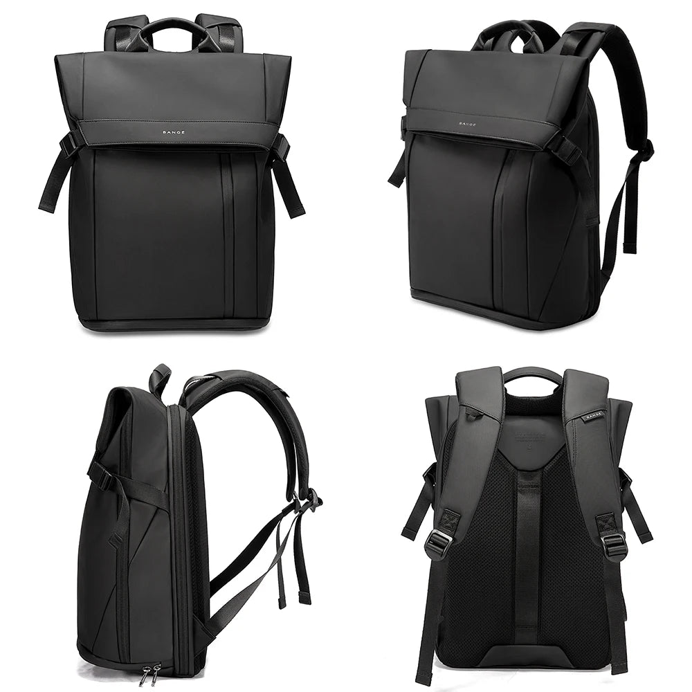 2023 Men's Backpack Fashion 15.6 in Laptop Man Backpack Bag Unisex Black Male Business Backpack Women Mochila